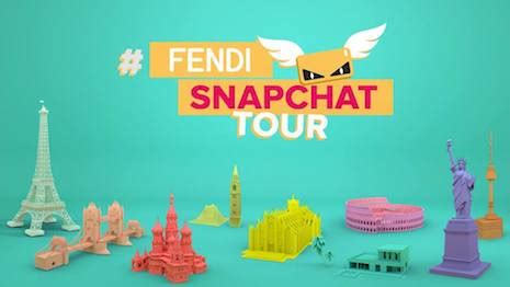 fendi snapchat tour|Fendi extends life of Snapchat stories with international album.